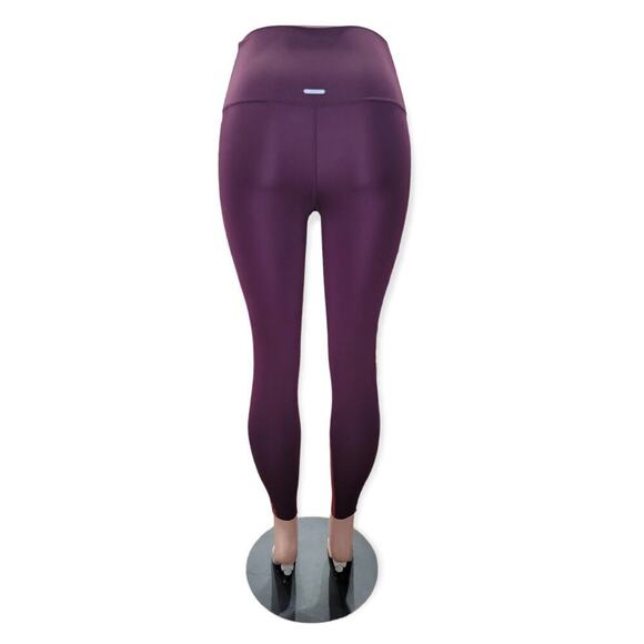 Aerie Real Me 7/8 High Waisted Two Tone Scalloped Trim Leggings Size Medium - Picture 8 of 15